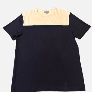 COS collection of style Basic tee blue & cream size M